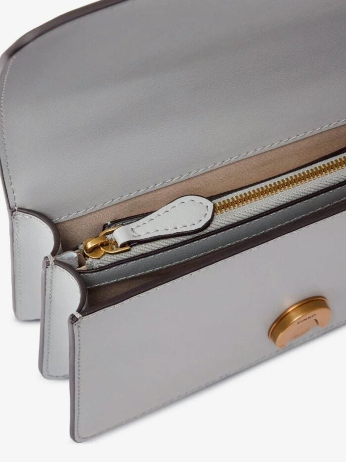 Pinko Love One Mini Leather Crossbody Bag