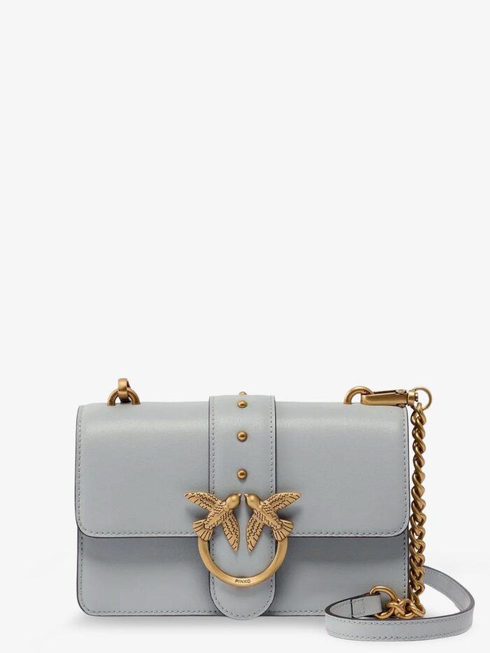 Pinko Love One Mini Leather Crossbody Bag