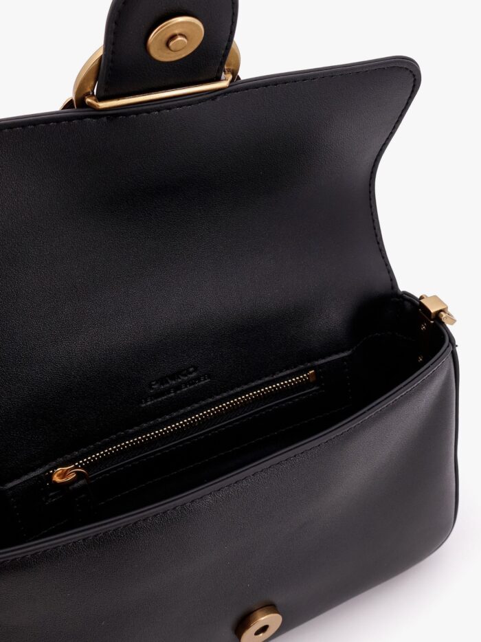 Pinko Love One Mini Leather Shoulder Bag