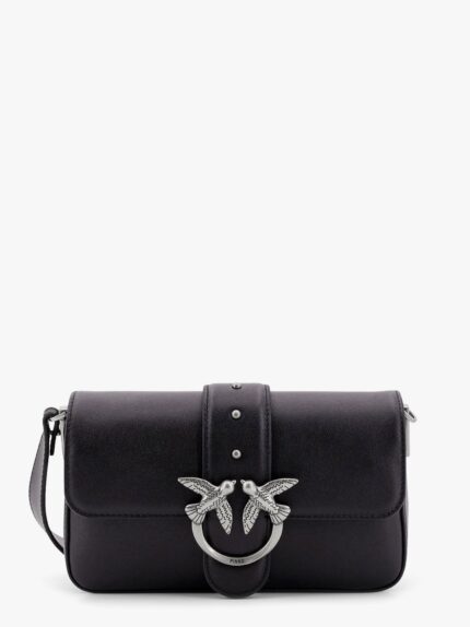 Pinko Love One Mini Leather Shoulder Bag