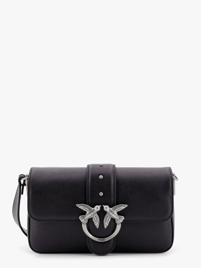 Pinko Love One Mini Leather Shoulder Bag