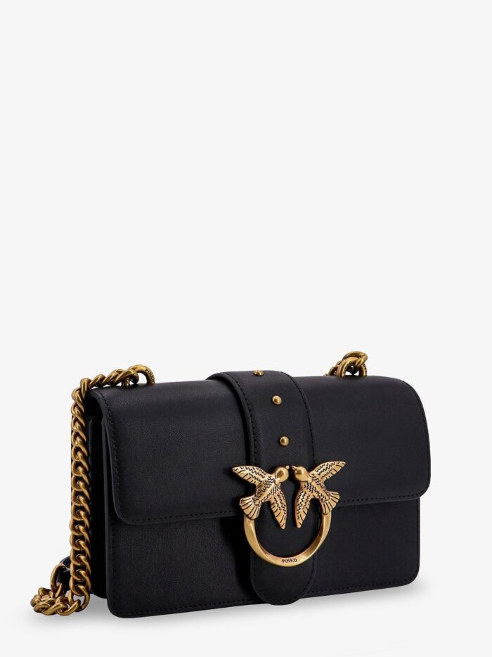Pinko Love One Mini Leather Shoulder Bag