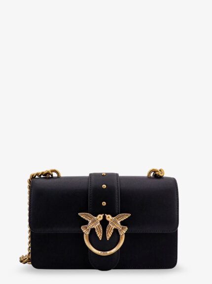 Pinko Love One Mini Leather Shoulder Bag