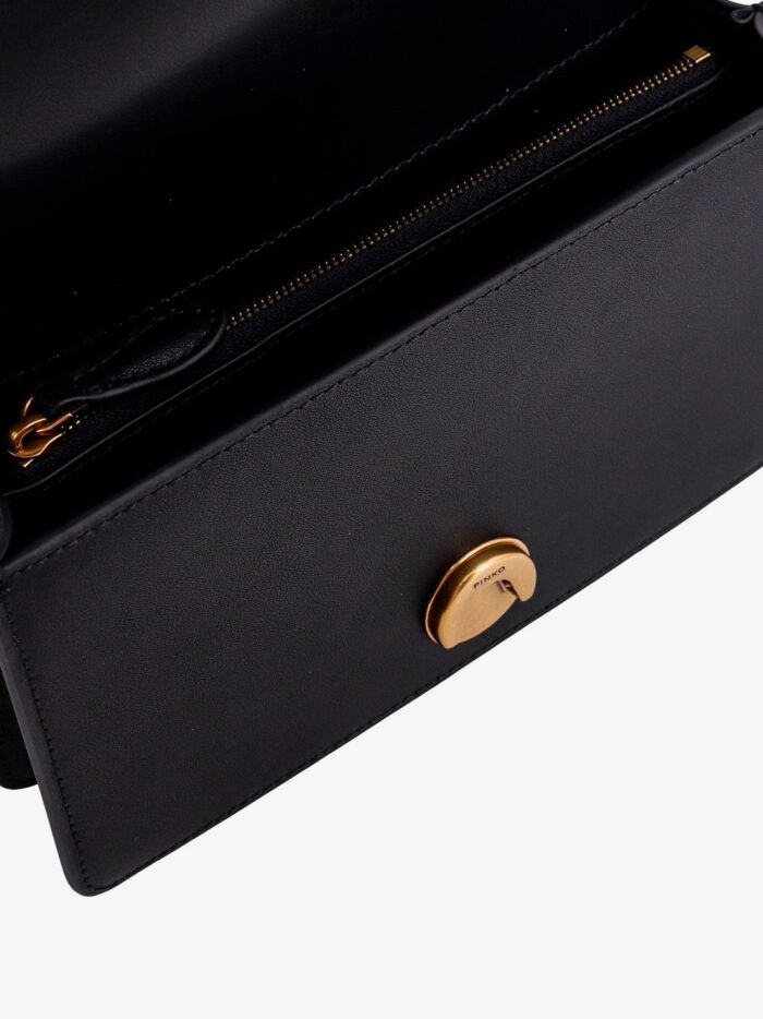 Pinko Love One Mini Leather Shoulder Bag