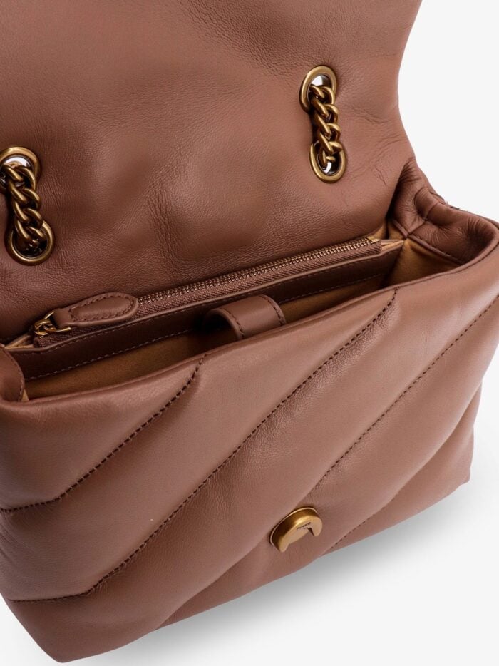 Pinko Love Puff Classic Matelassé Leather Shoulder Bag