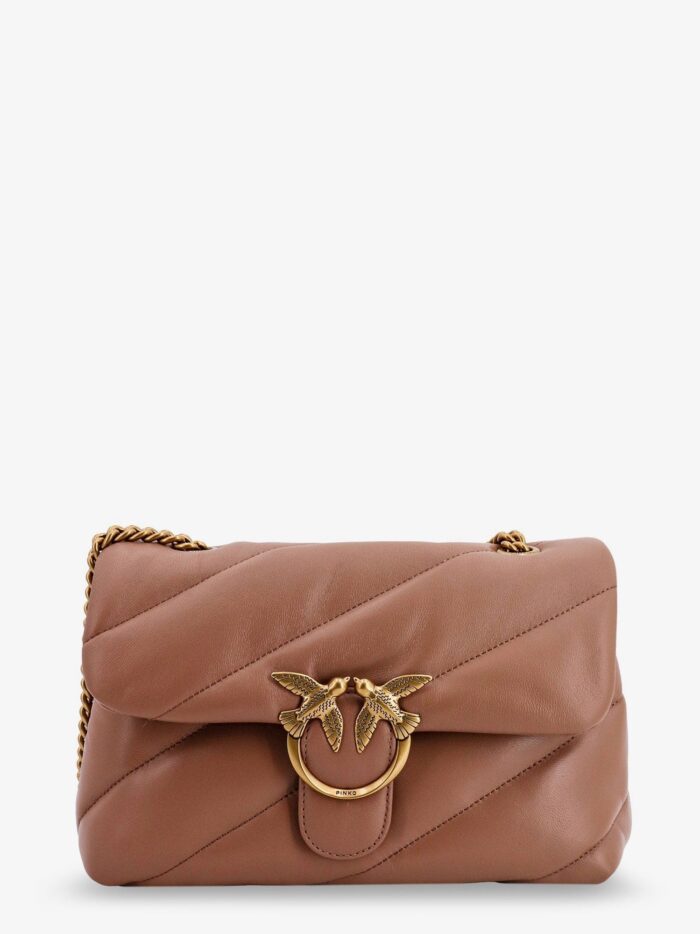 Pinko Love Puff Classic Matelassé Leather Shoulder Bag