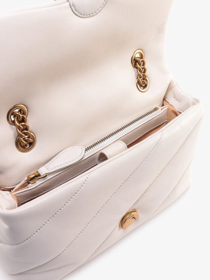 Pinko Love Puff Classic Quilted Leather Crossbody Bag