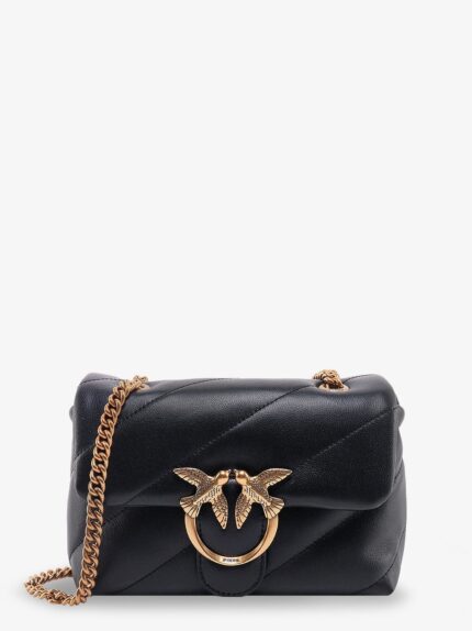 Pinko Love Puff Mini Matelassé Leather Shoulder Bag