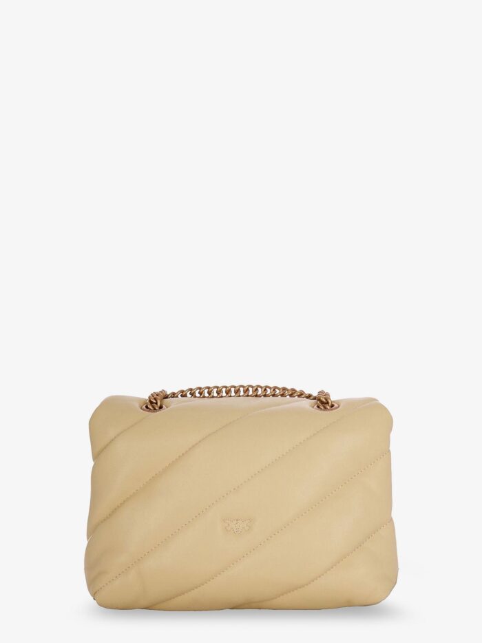 Pinko Love Puff Mini Quilted Leather Crossbody Bag
