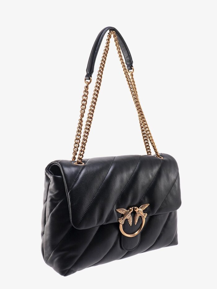 Pinko Love Puff Quilted Leather Crossbody Bag