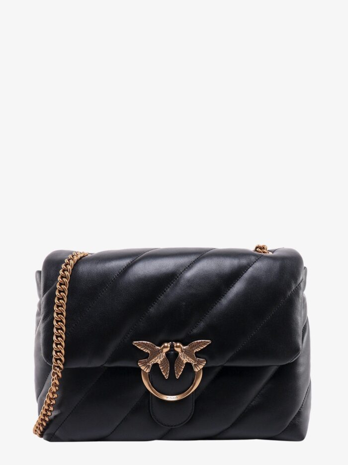 Pinko Love Puff Quilted Leather Crossbody Bag