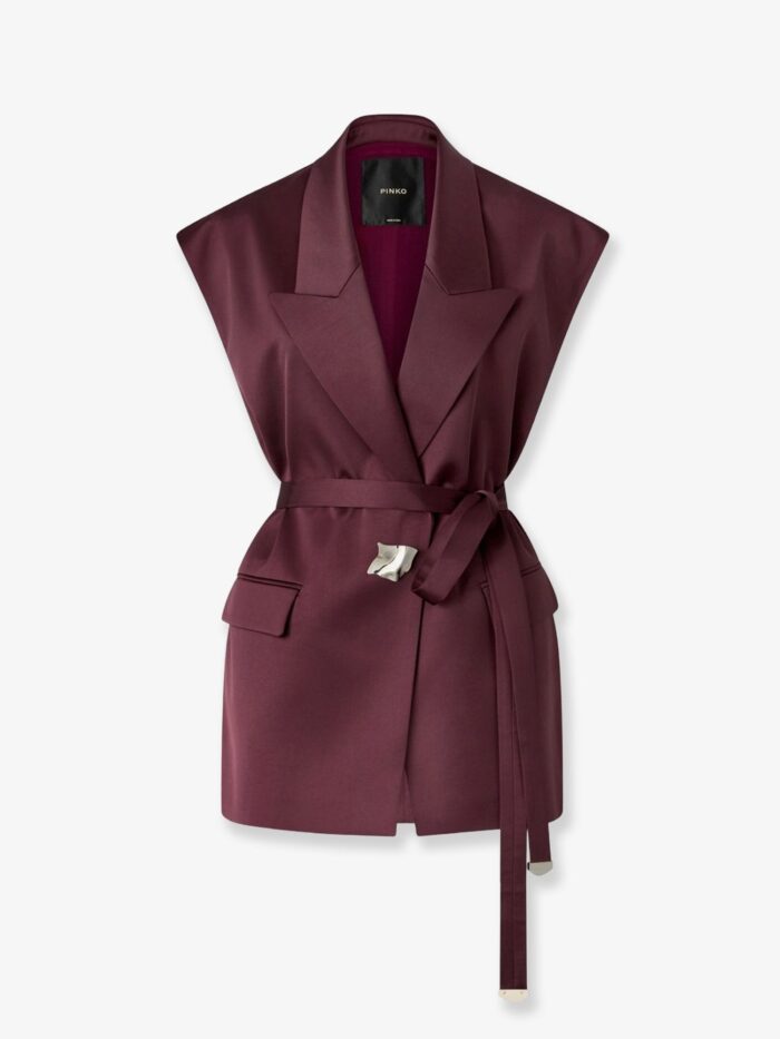 Pinko Melanzana Satin Blazer