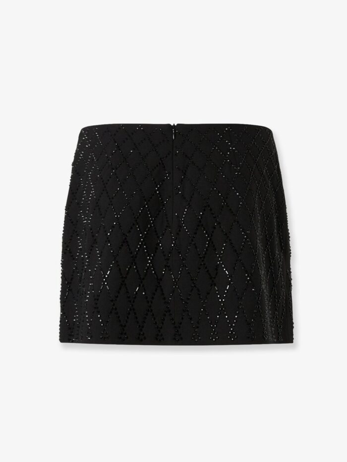 Pinko Memory Mini Skirt With Crystals