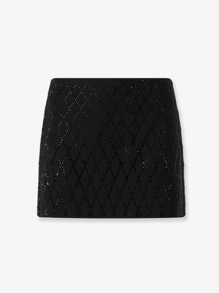 Pinko Memory Mini Skirt With Crystals