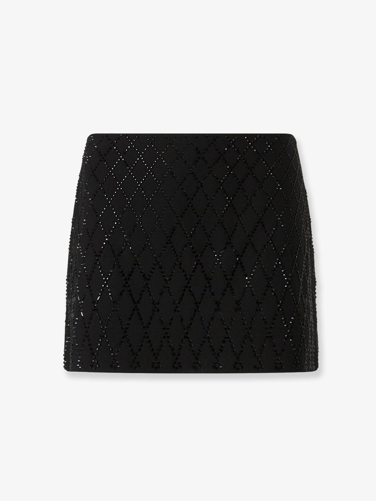 Pinko Memory Mini Skirt With Crystals