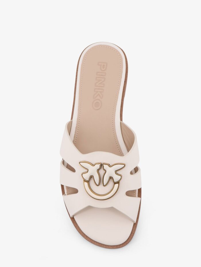 Pinko Milly Low Leather Sandals