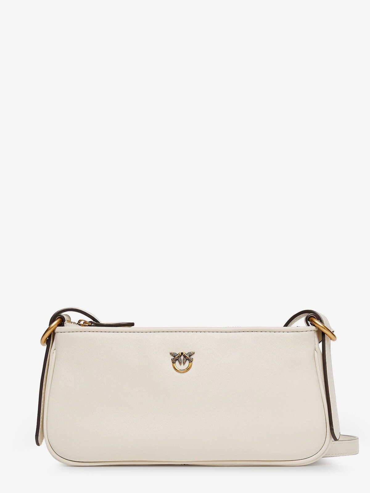 Pinko Mini Half Moon Leather Crossbody Bag