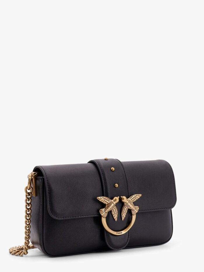 Pinko Mini Love Bag Leather Crossbody Bag