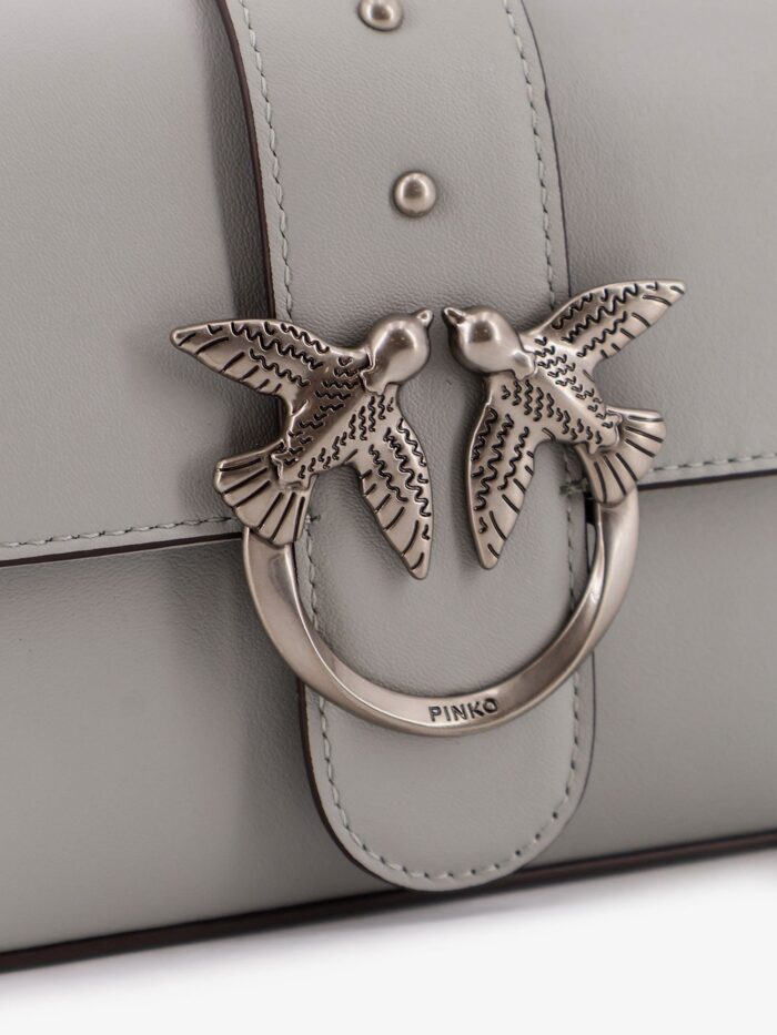 Pinko Mini Love Bag Leather Crossbody Bag