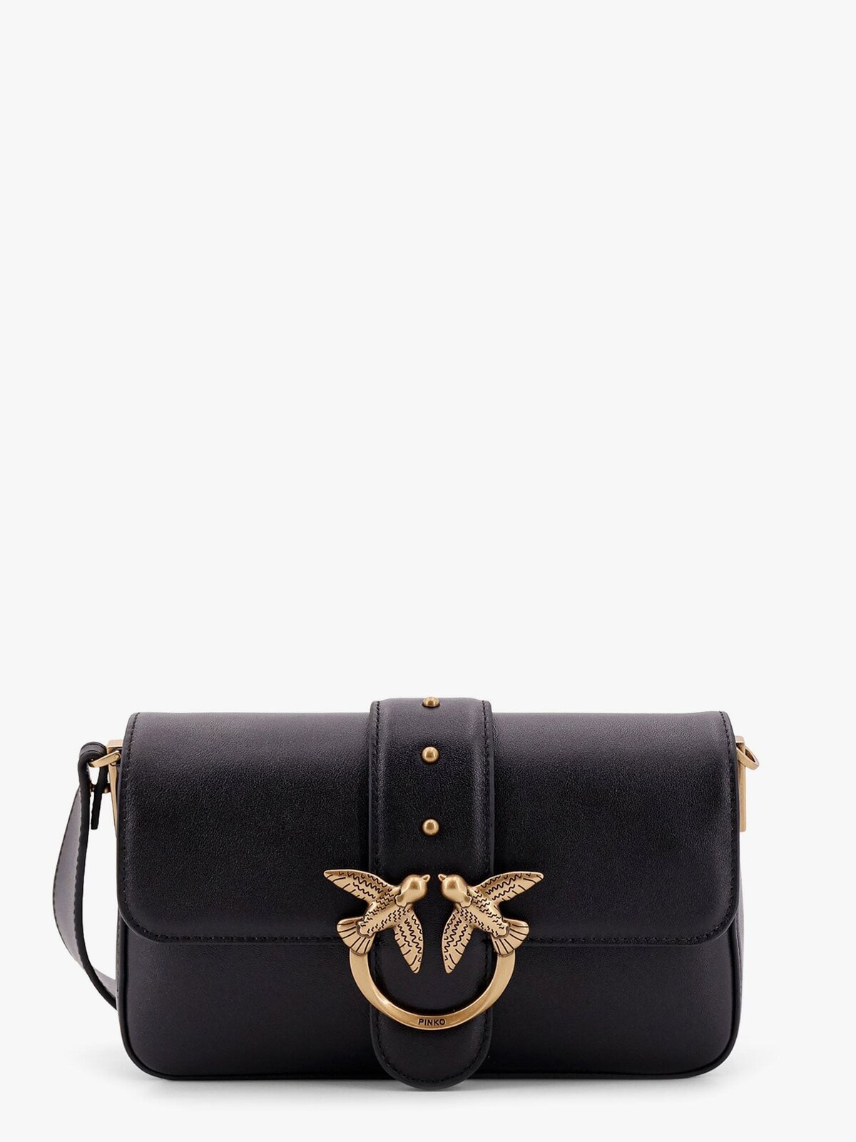 Pinko Mini Love Bag Leather Crossbody Bag