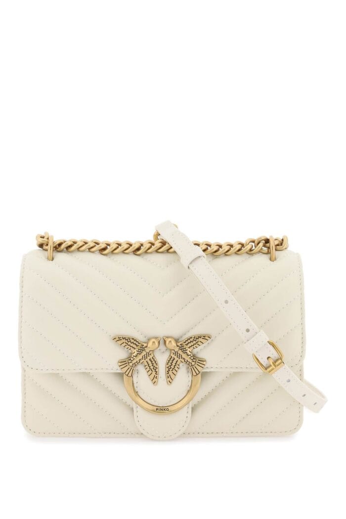 PINKO Mini Love Bag One Chevron