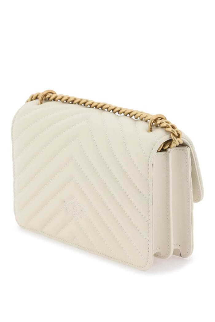 PINKO Mini Love Bag One Chevron