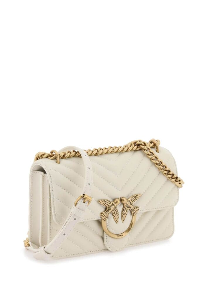 PINKO Mini Love Bag One Chevron