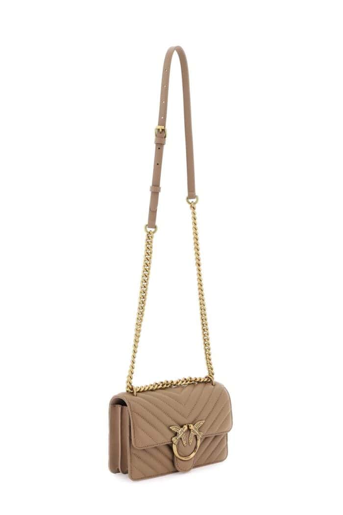 PINKO Mini Love Bag One Chevron