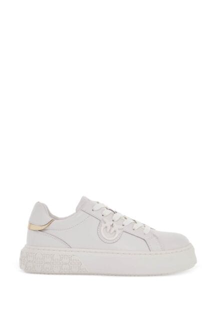 PINKO Monogram Detail Platform Sneakers With