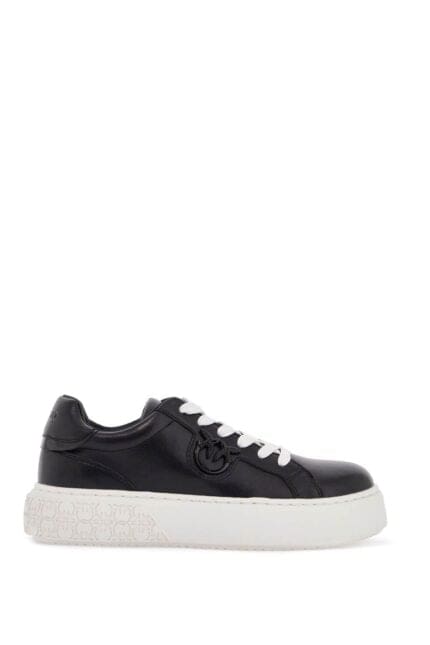 PINKO Monogram Detail Platform Sneakers With