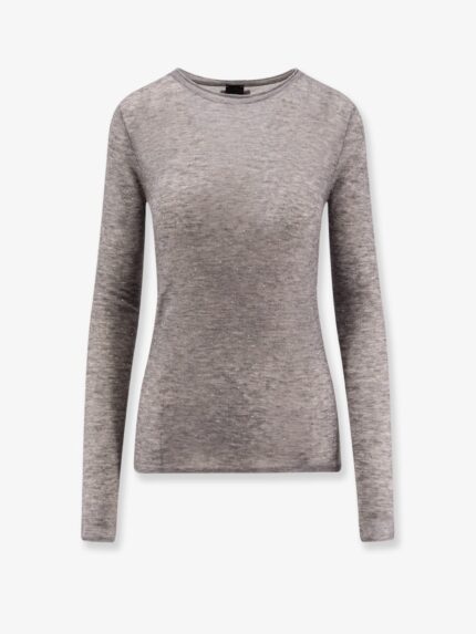 Pinko Pico Wool Top With Rhinestones