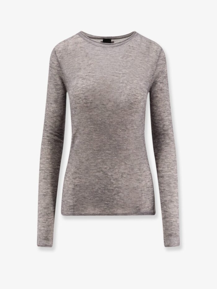 Pinko Pico Wool Top With Rhinestones
