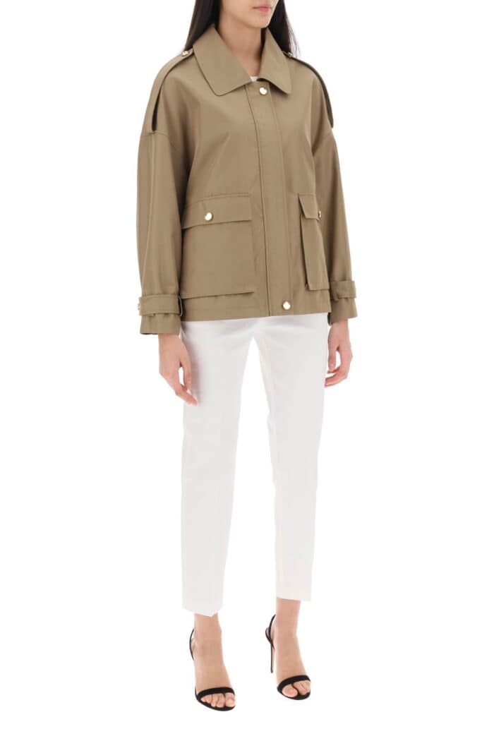 PINKO Polidora Blouson Jacket In Gabardine