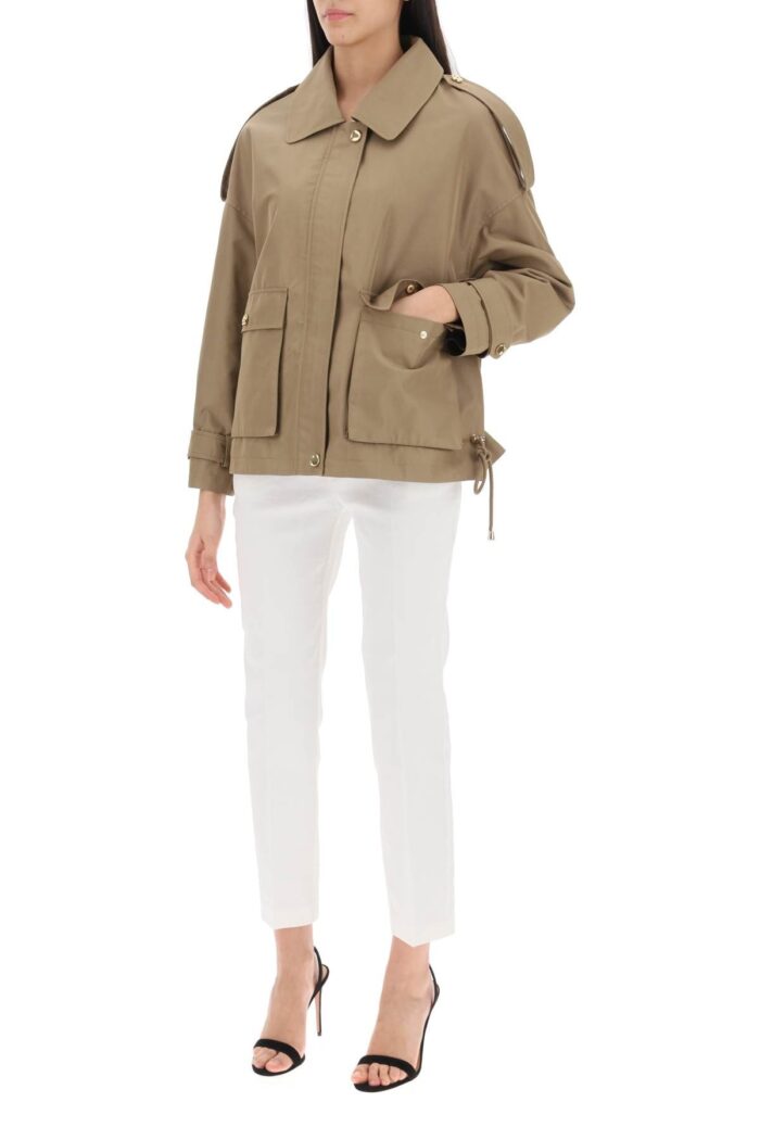 PINKO Polidora Blouson Jacket In Gabardine