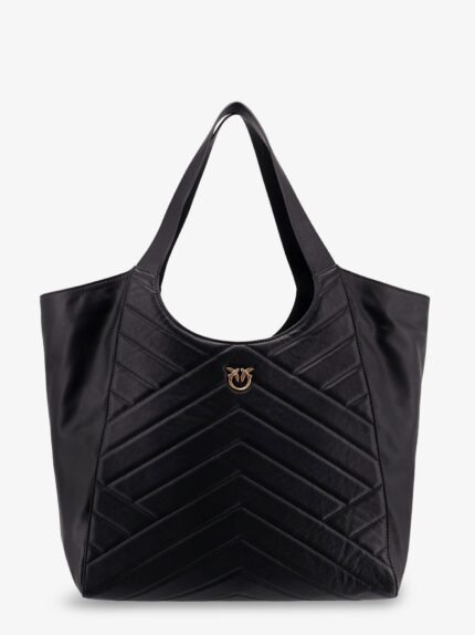 Pinko Quilted Leather Shoulder Bag