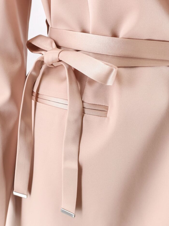 Pinko Rapa Satin Blazer With Belt