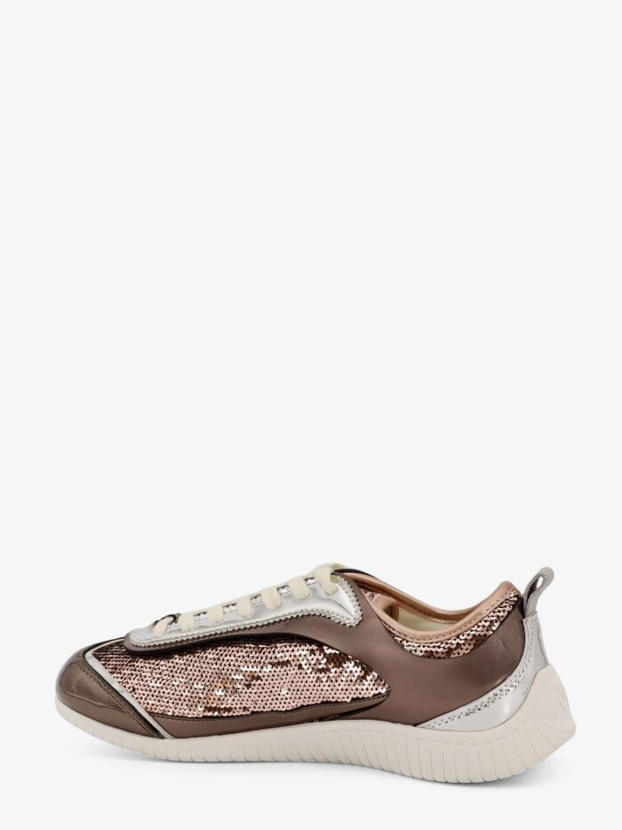 Pinko Reby 10 Mirror Fabric Sneakers With Sequins
