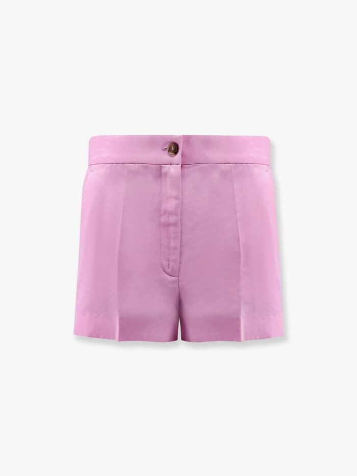 Pinko Scintille Delavã¨ Satin Shorts