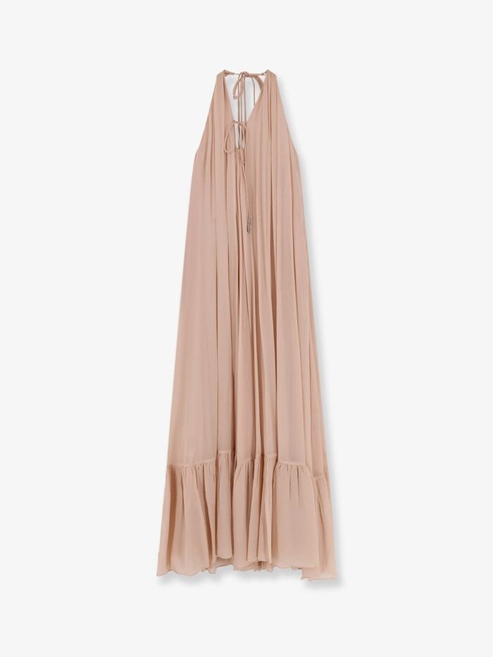 Pinko Venturone Chiffon Long Dress