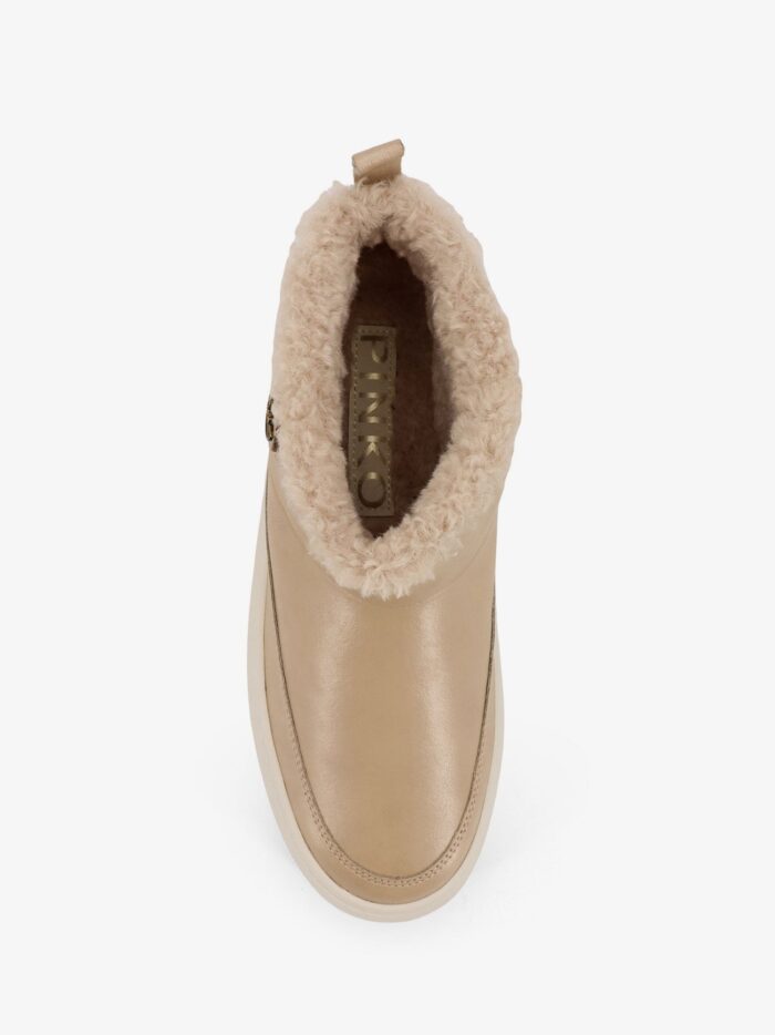 Pinko Yoko 22 Leather Ankle Boots