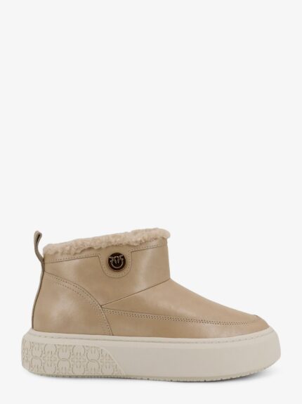 Pinko Yoko 22 Leather Ankle Boots