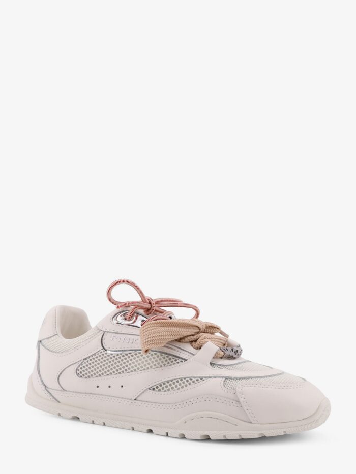 Pinko Yulia Mesh Sneakers With Leather Inserts