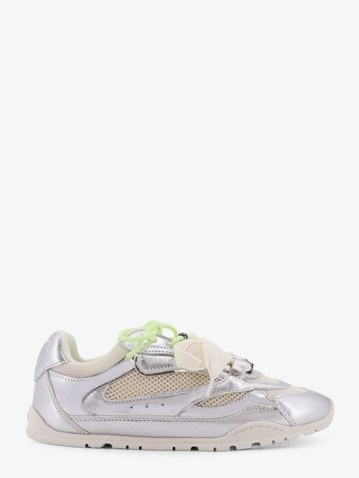 pinko yulia mesh sneakers with leather inserts Pinko Yulia Mesh Sneakers With Leather Inserts