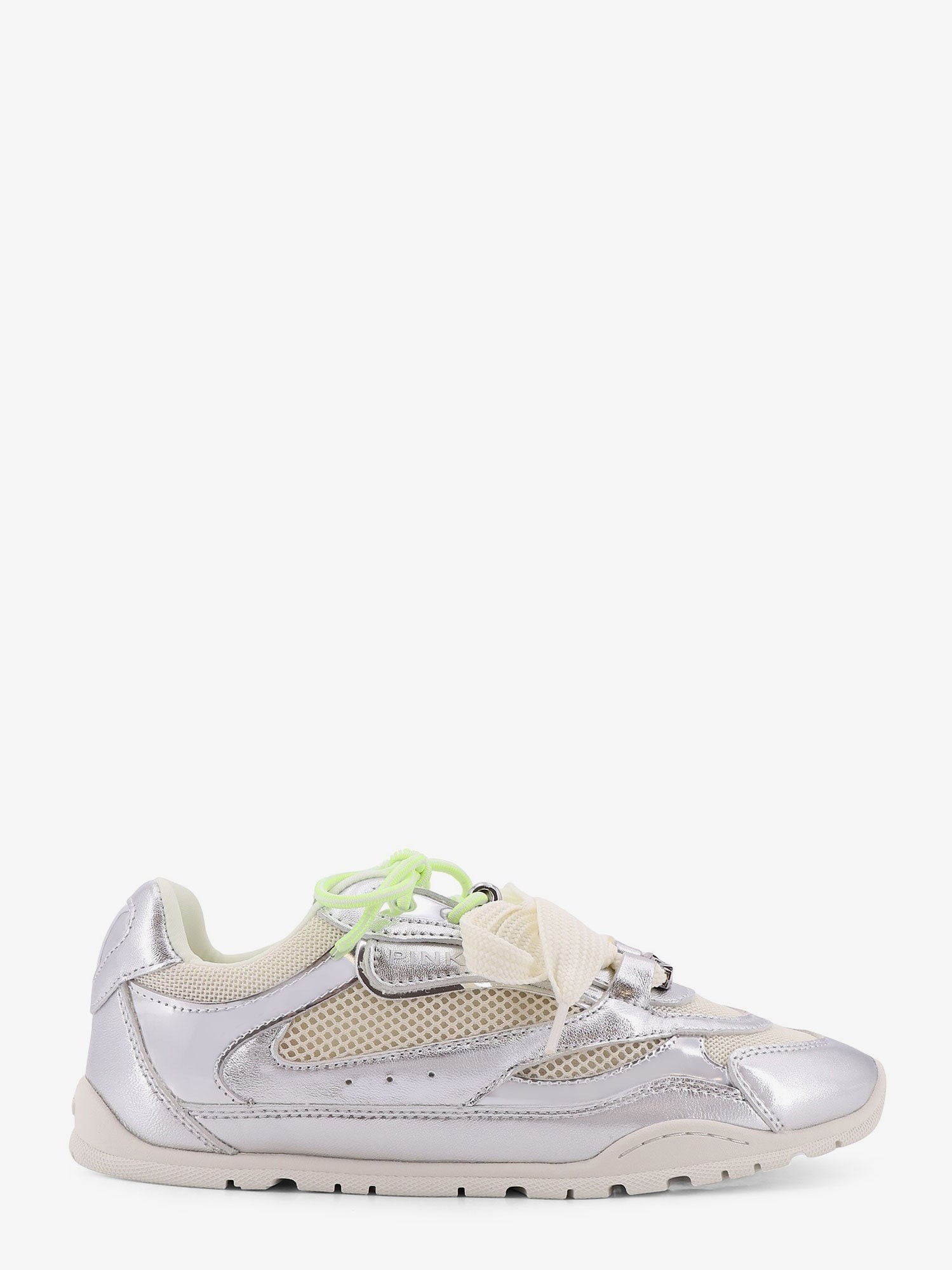 Pinko Yulia Mesh Sneakers With Leather Inserts