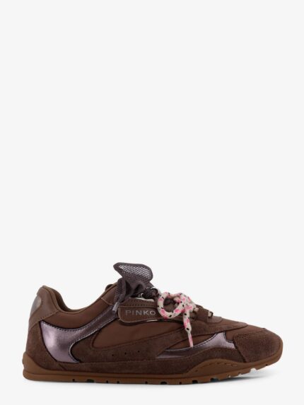 Pinko Yulia Suede Sneakers With Nylon Inserts