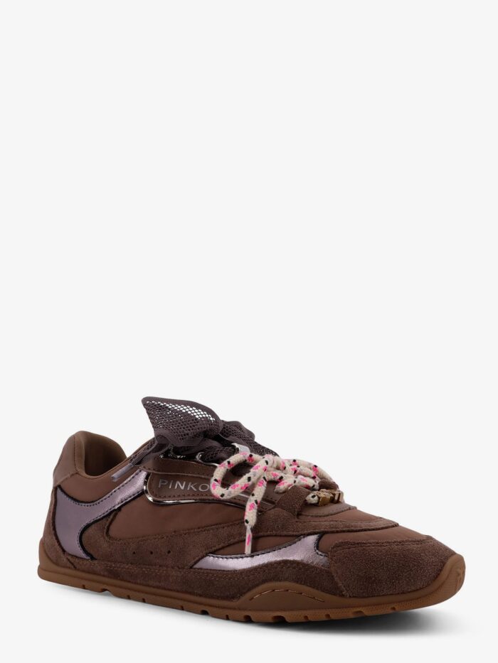 Pinko Yulia Suede Sneakers With Nylon Inserts