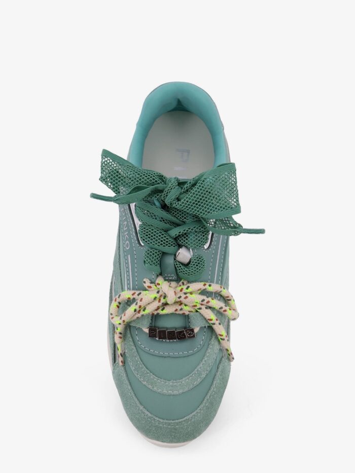 Pinko Yulia Suede Sneakers With Nylon Inserts
