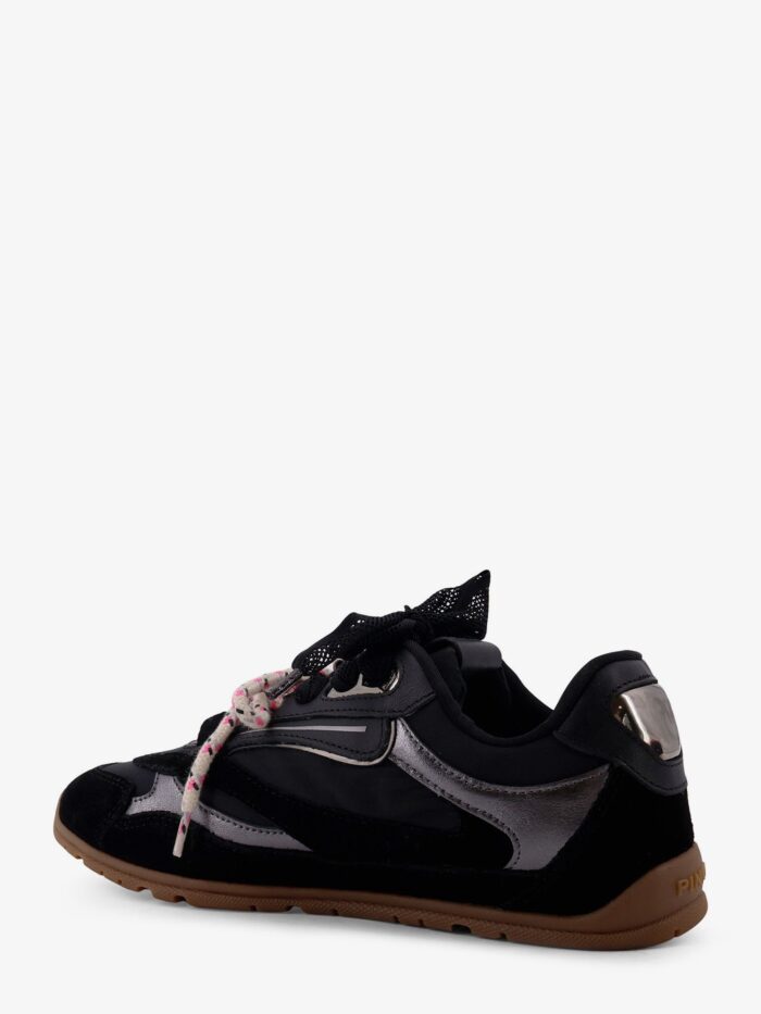 Pinko Yulia Suede Sneakers With Nylon Inserts