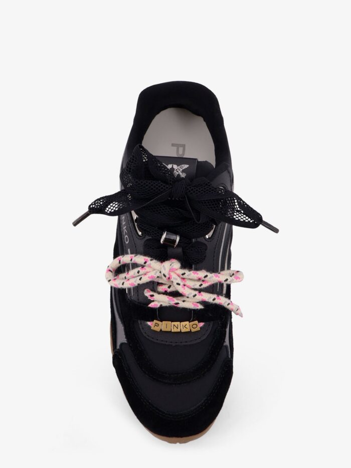 Pinko Yulia Suede Sneakers With Nylon Inserts