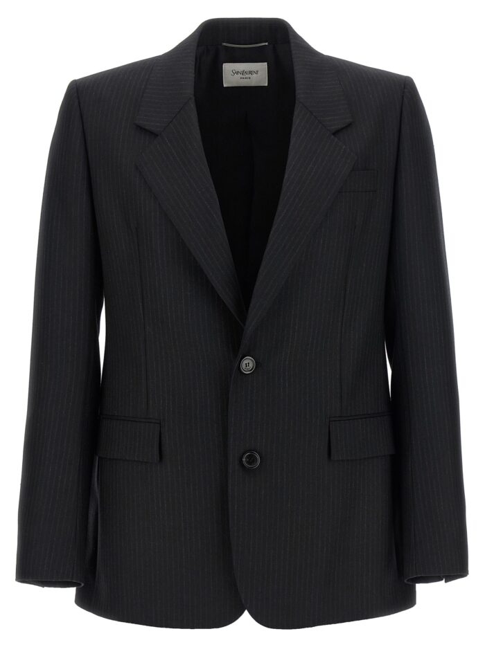 saint laurent pinstripe blazer Saint Laurent Pinstripe Blazer